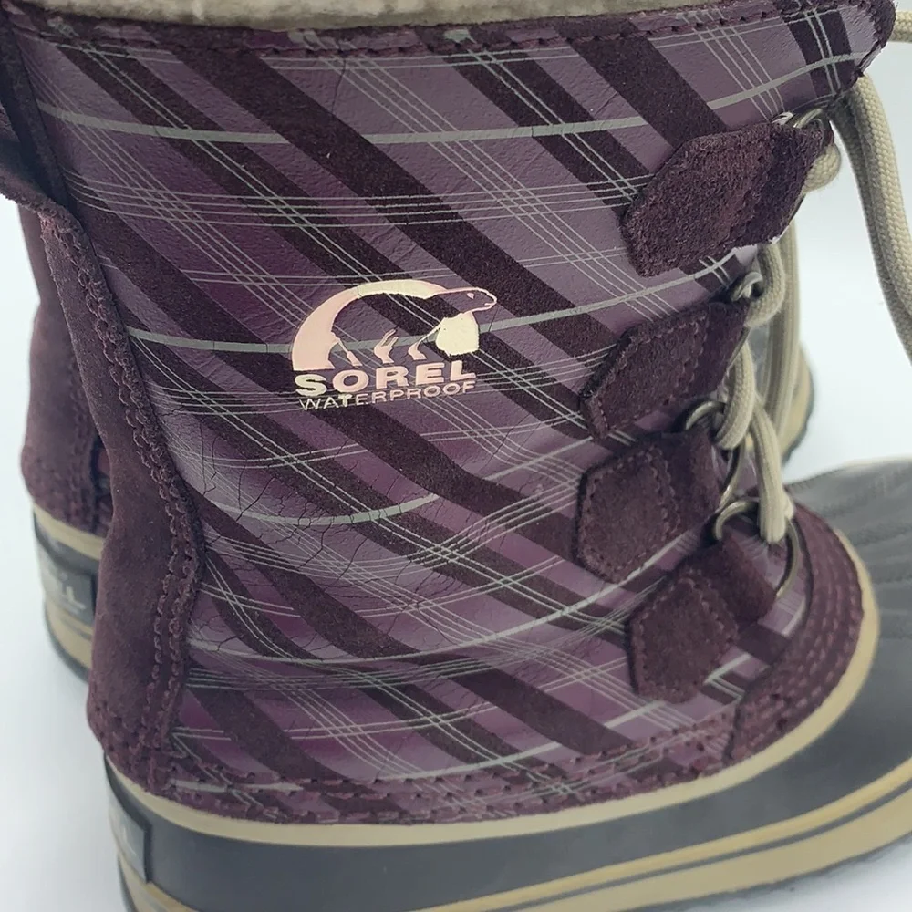 Sorel Women’s Mulberry 1964‎ PAC Waterproof Snow Boots Size 6 NL1494-207